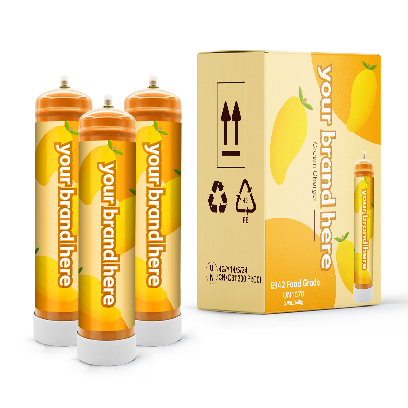 Food-Safe Cream Chargers for Multi-Flavor Whipped Cream and Culinary Applications